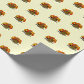 Papier Cadeau Dinde inquiète de Thanksgiving (Coin)