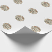 Papier Cadeau Dîner de chat Dîner de chat Restaurant rétro Chat (Coin)