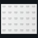 Papier Cadeau dîner de répétition la veille du nom da<br><div class="desc">conception</div>