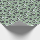 Papier Cadeau Dîner en famille Tapir en vert (Coin)