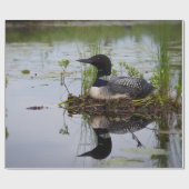 Papier Cadeau Dingue sur le papier d'emballage de nid (Plat)