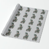 Papier Cadeau Dino en route (Déroulé)