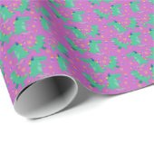 Papier Cadeau DinoCroc (Coin rond)