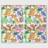 Papier Cadeau 🦖 Dinosaur  (Plat)