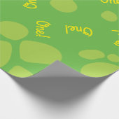 Papier Cadeau Dinosaur Cute 1er Anniversaire Papier d'enveloppem (Coin)