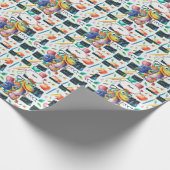 Papier Cadeau Dinosaur Retour à l'école thème pour l'élève (Coin)