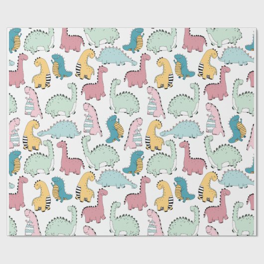 Papier Cadeau Dinosaure (Plat)