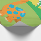 Papier Cadeau Dinosaure adorable (Coin)