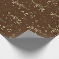 Papier cadeau Dinosaure Brun Fouille de Fossiles e