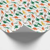 Papier Cadeau Dinosaure Childs (Coin)