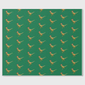 Papier Cadeau Dinosaure de Noël Raptor (Plat)