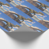 Papier Cadeau Dinosaure de Velocirapur (Coin)