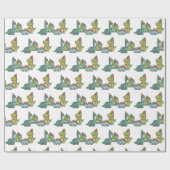 Papier cadeau dinosaure mignon (Plat)