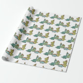 Papier cadeau dinosaure mignon (Déroulé)
