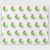 Papier Cadeau dinosaure mon 1er noël (Plat)