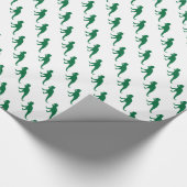 Papier Cadeau Dinosaure vert (Coin)