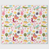 Papier Cadeau Dinosaures (Plat)