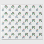 Papier Cadeau Dinosaures (Plat)