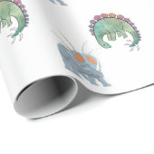 Papier Cadeau Dinosaures (Coin rond)