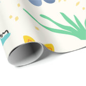 Papier Cadeau Dinosaures (Coin rond)