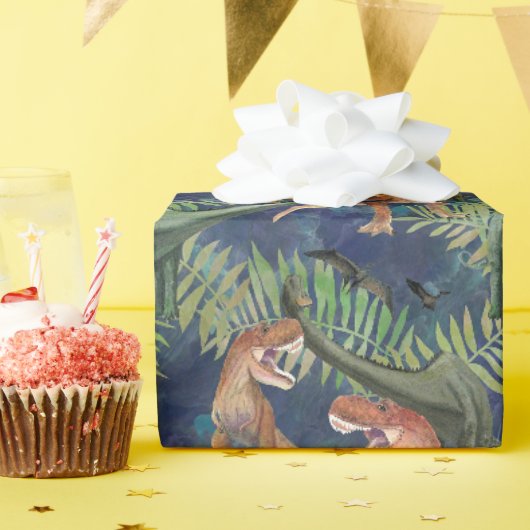 Papier Cadeau Dinosaures (Fête d'anniversaire)