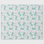 Papier Cadeau Dinosaures de l'espace, Dinosaures mignons, Navire (Plat)