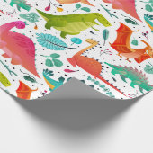 Papier Cadeau Dinosaures pour enfants (Coin)