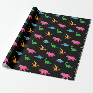 PAPIER CADEAU DINOSAURS