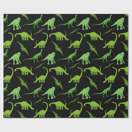 PAPIER CADEAU DINOSAURS (Plat)