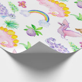 PAPIER CADEAU DINOSAURS CUITS (Coin)