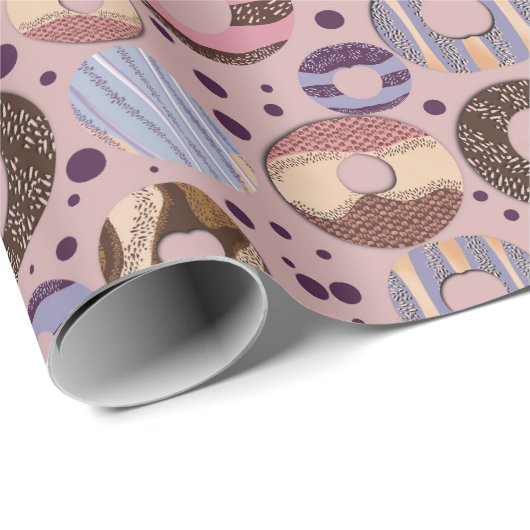 Papier Cadeau Dinuts doux (Coin rond)