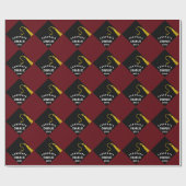 Papier Cadeau Diplôme 2025 Cadeau (Plat)