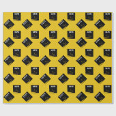 Papier Cadeau Diplôme 2025 cadeau or (Plat)