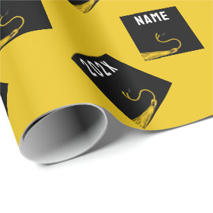 Papier Cadeau Diplôme 2025 cadeau or