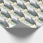 Papier Cadeau Diplômé de Chicago (Coin)