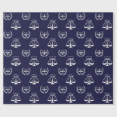 Papier Cadeau Diplôme de droit personnalisé (Plat)