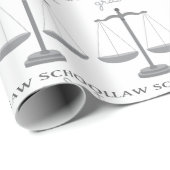 Papier Cadeau Diplômé de la faculté de droit (Coin rond)