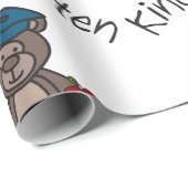 Papier Cadeau Diplômé de la maternelle (Coin rond)