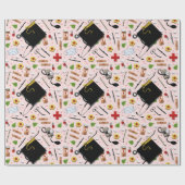 Papier Cadeau Diplôme de l'école de soins infirmiers (Plat)