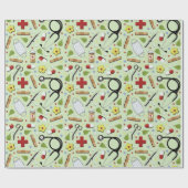 Papier Cadeau Diplôme de l'école de soins infirmiers (Plat)