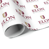 Papier Cadeau Diplôme de l'Université Elon (Coin rond)