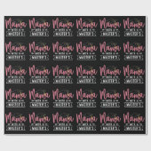 Papier Cadeau Diplôme de Master Mama MBA Diplômée de Master (Plat)