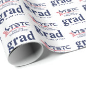 Papier Cadeau Diplômé de Texas State Technical College (Coin rond)