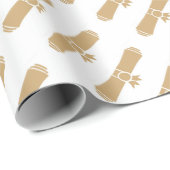 Papier Cadeau Diplôme d'études (Coin rond)