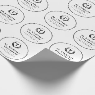 Papier Cadeau Diplôme d'études Médicales personnalisé