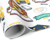 Papier Cadeau Diplôme d'études pour enfants (Coin rond)