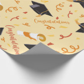 Papier Cadeau Diplôme Félicitations Enveloppement Papier (Coin)