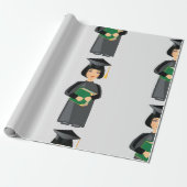 Papier Cadeau Diplôme féminin (Déroulé)