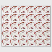 Papier Cadeau Diplôme rouge et or (Plat)