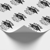 Papier Cadeau Diplôme supérieur de volley-ball 2025 (Coin)